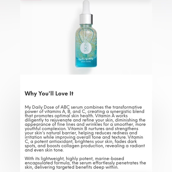 Skin Inc my daily dose of vitamins, ABC - Picture 1 of 2